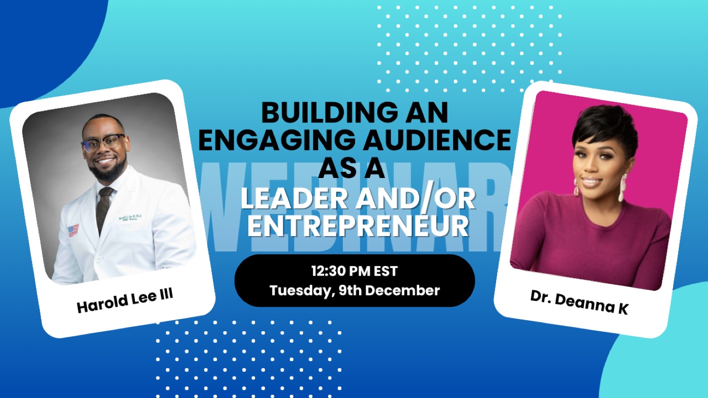 Webinar with Dr. Deanna K.